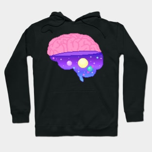 Brain pixel art Hoodie